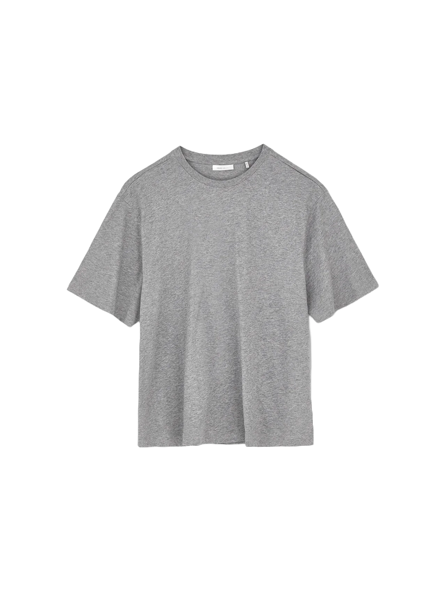 Andy Oversize Tee Mid Grey Melange