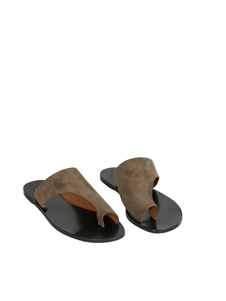 Rosa Sandalen Brown Suede