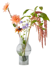 Vase Bubble Tube Large Grau