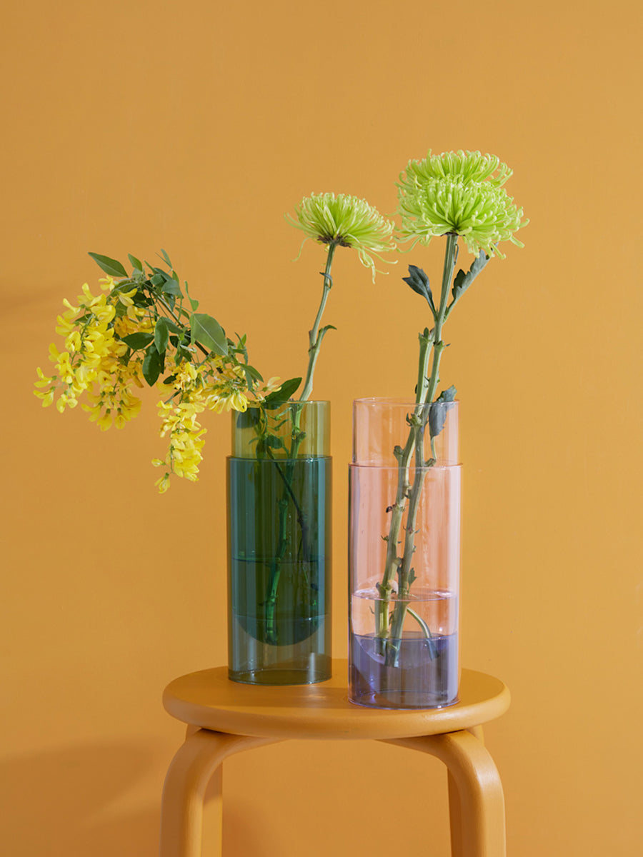 Bouquet Tube Vase Large Grün