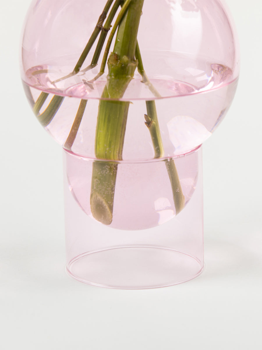 Vase Bubble Tube Large Rosa