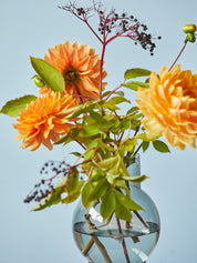 Vase Bubble Tube Large Grau