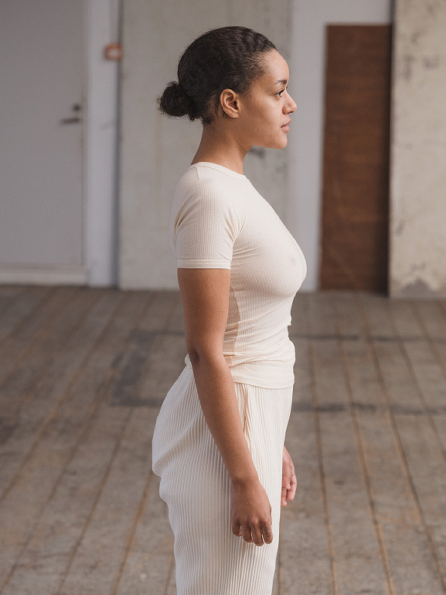 Heart Short Sleeve Undyed