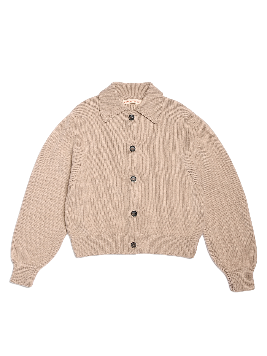 Winny Collared Jacket Dark Natural