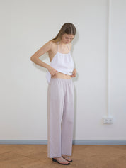 Ease Trousers Lilac Stripes