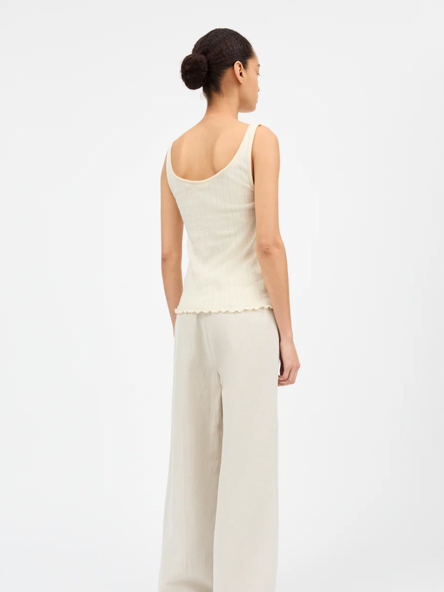 Edie Low Back Top - Butter