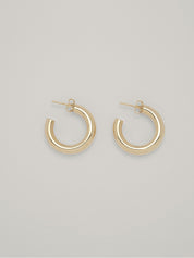 Frellini Joey Hoops Ohrringe Gold Frontansicht