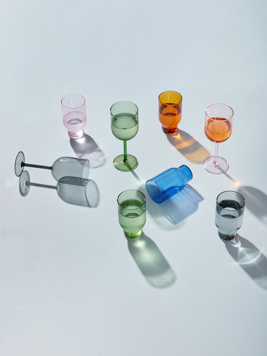 Wasserglas Rosa
