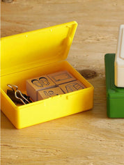 Hightide Retro Mini Toolbox Gelb mit Klammern 