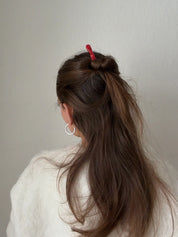 Twisted Hairpin Candy Red