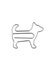 Midori D-Clips Büroklammern in Hundeform Detailansicht Klammer
