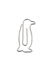 Midori D-Clips Büroklammern in Pinguinform Detailansicht Klammer