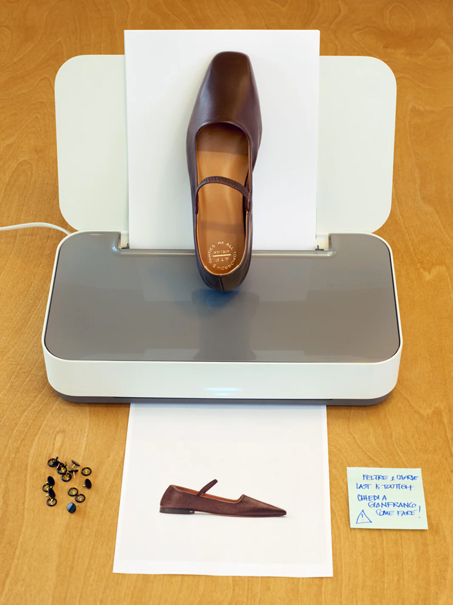 Petina Ballerinas Walnut Brown