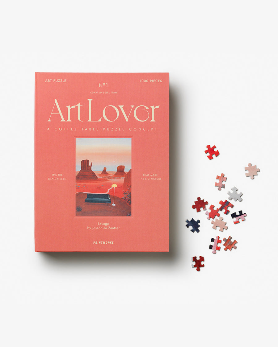 Printworks Puzzle Art Lover Lounge Frontansicht