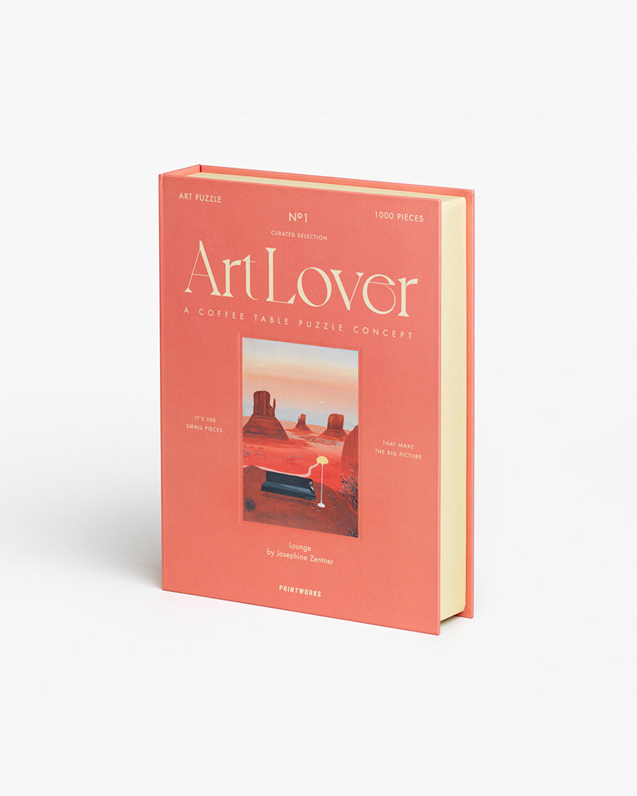 Printworks Puzzle Art Lover Lounge Verpackung Frontansicht