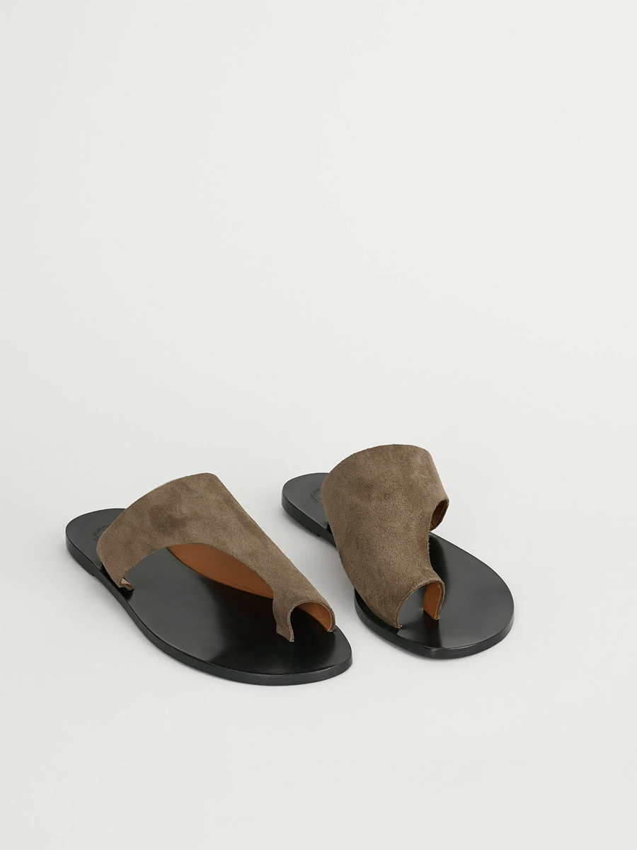 Rosa Sandalen Brown Suede