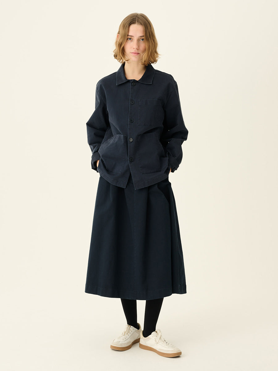 Rue de Tokyo Jacke Cameron Navy Tragebild mit passendem Rock