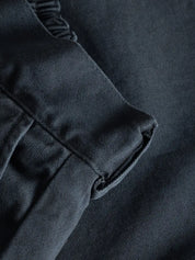 Rue de Tokyo Rock Pen Navy Detailfoto Stoff und Nähte