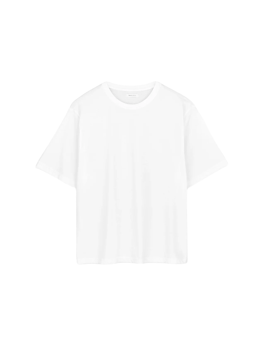 Skall Studio Andy Oversized Tee Weiß Frontansicht freigestellt