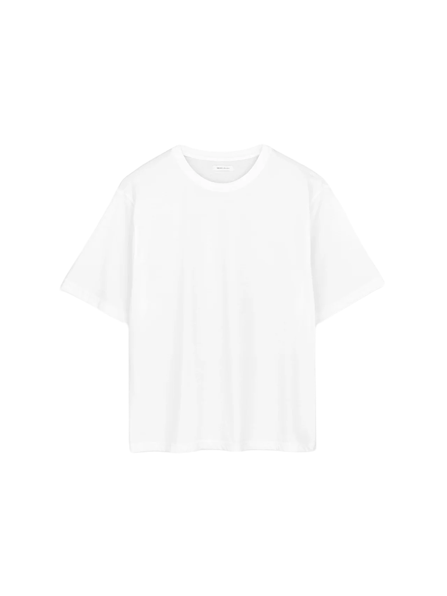 Skall Studio Andy Oversized Tee Weiß Frontansicht freigestellt