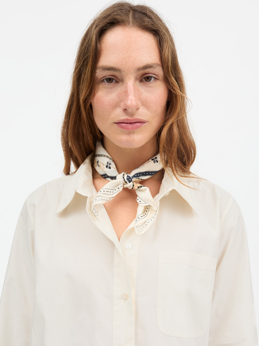 Skall Floral Scarf Ivory