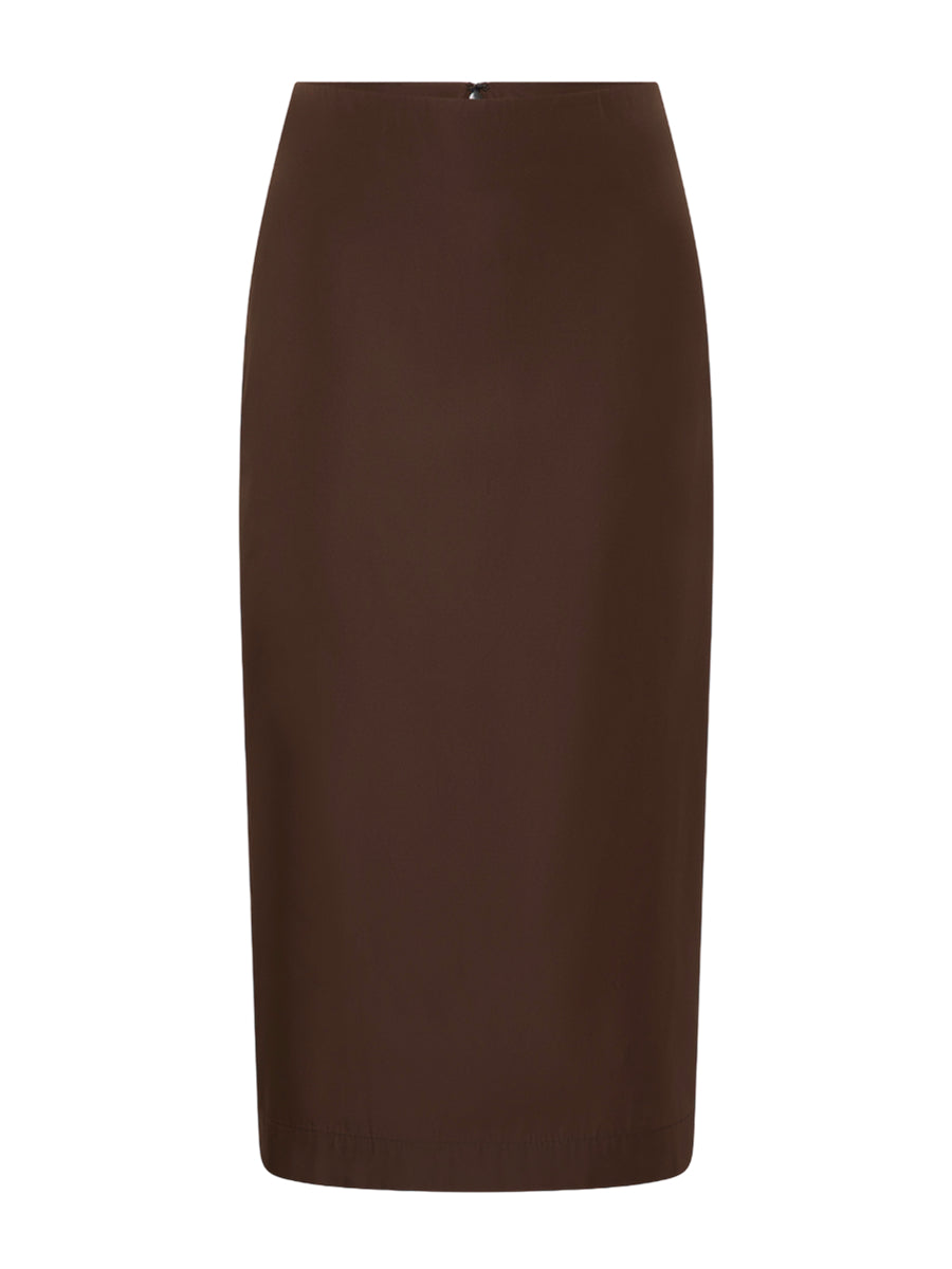 Paper Taffeta Column Skirt