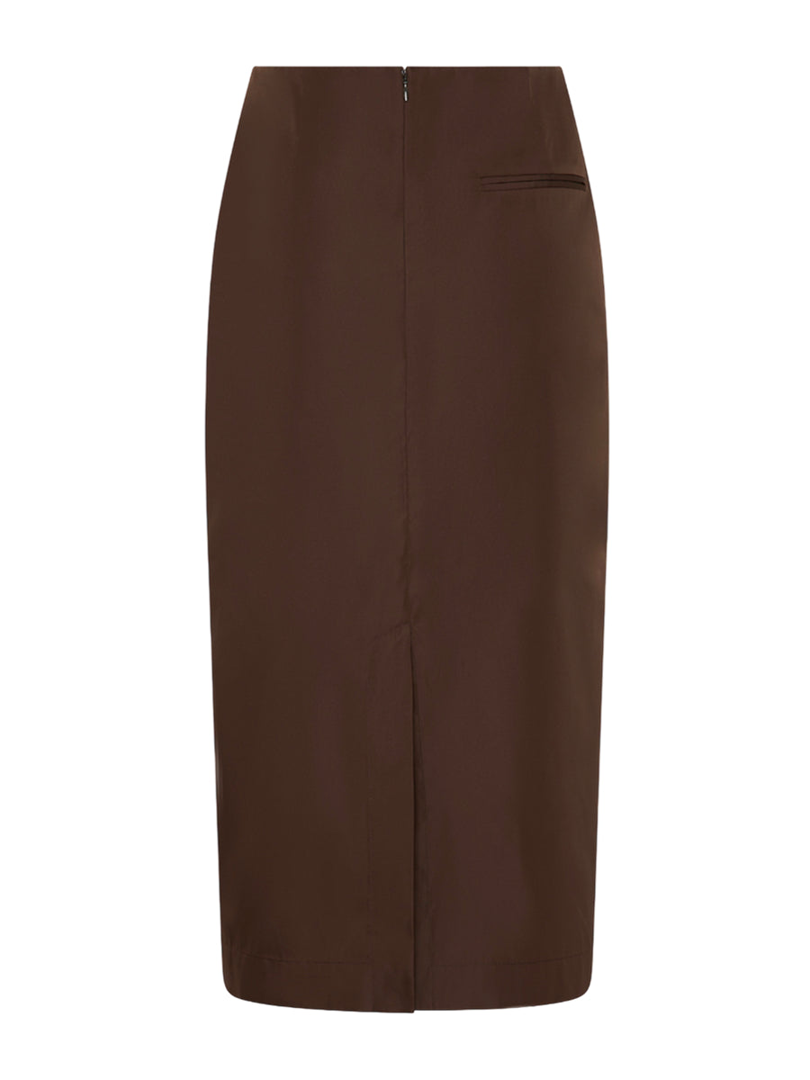 Paper Taffeta Column Skirt