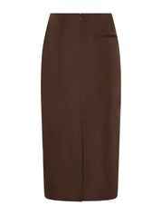 Paper Taffeta Column Skirt