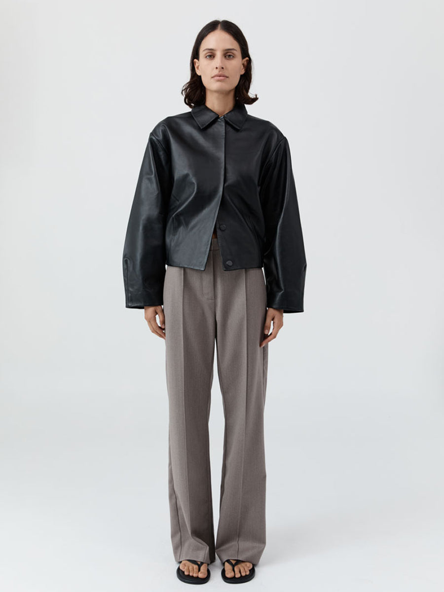 Cocoon Leather Jacket