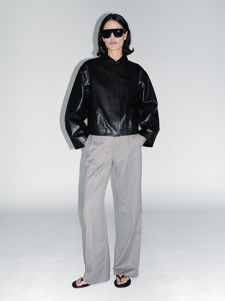 Cocoon Leather Jacket