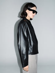 Cocoon Leather Jacket