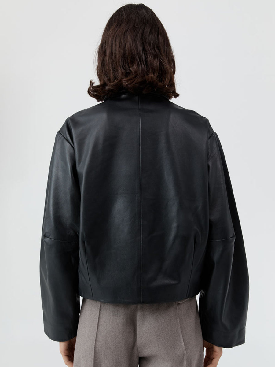 Cocoon Leather Jacket