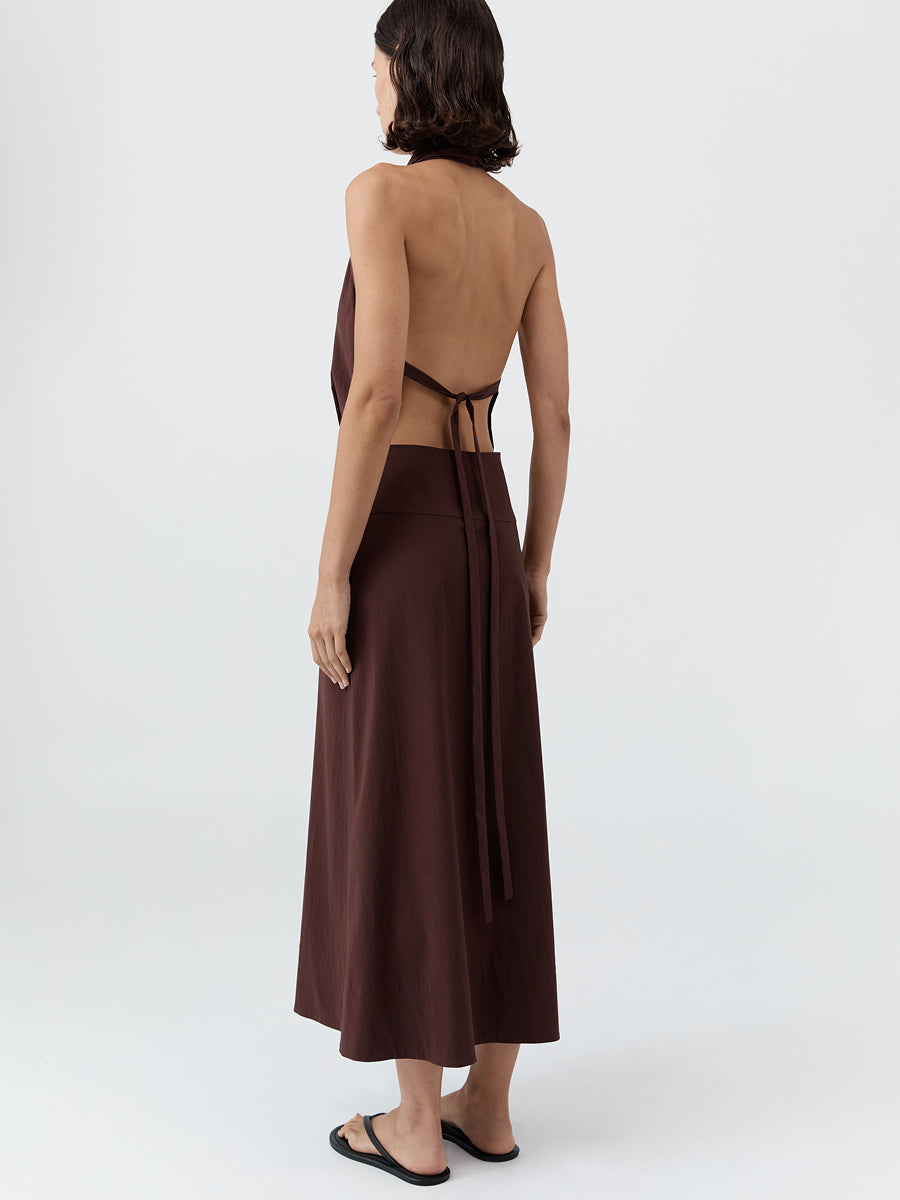 Halter Wrap Dress