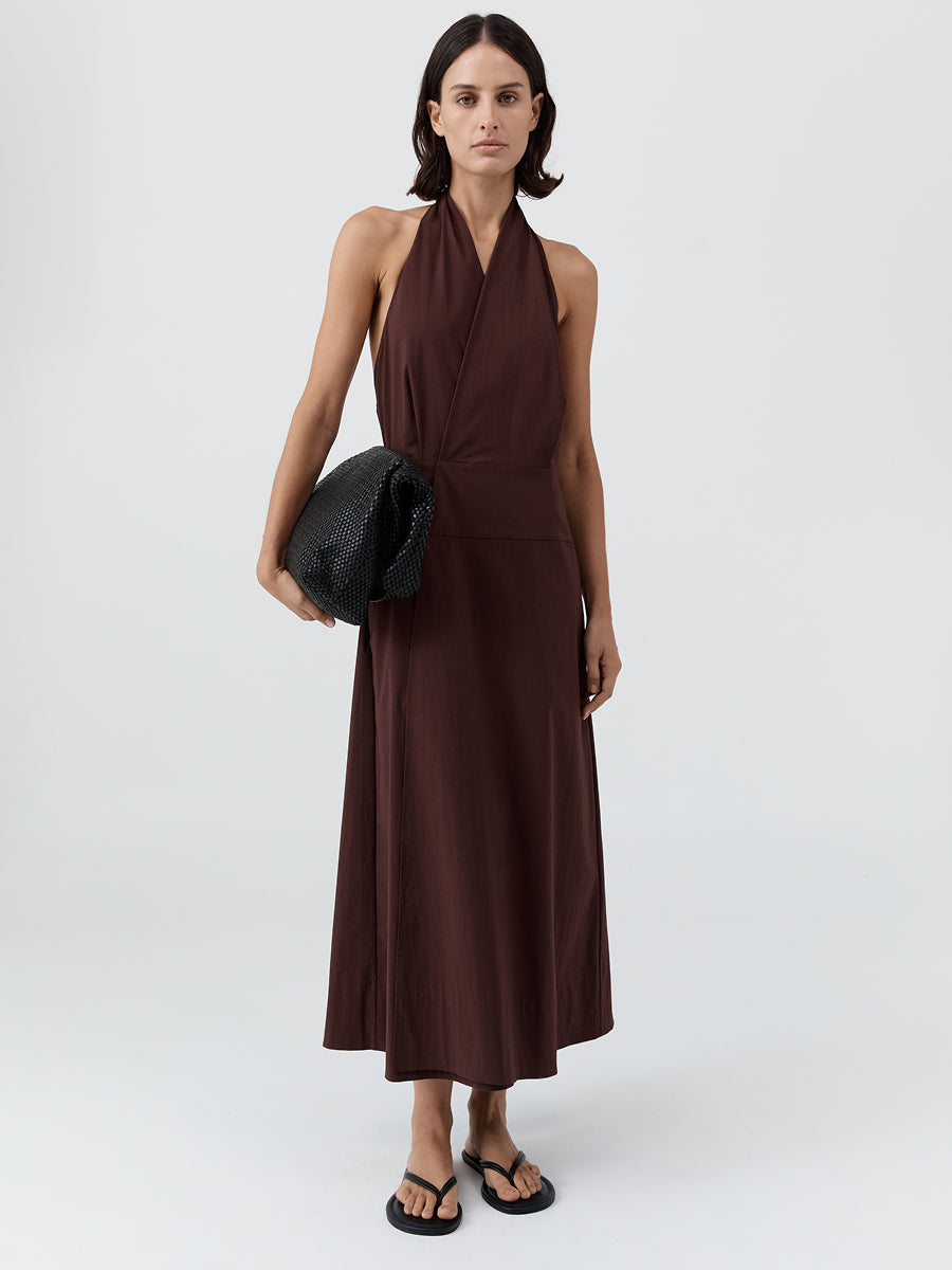 Halter Wrap Dress