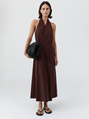 Halter Wrap Dress