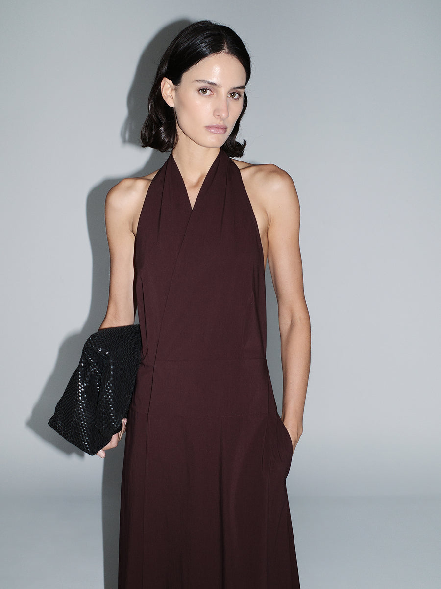 Halter Wrap Dress