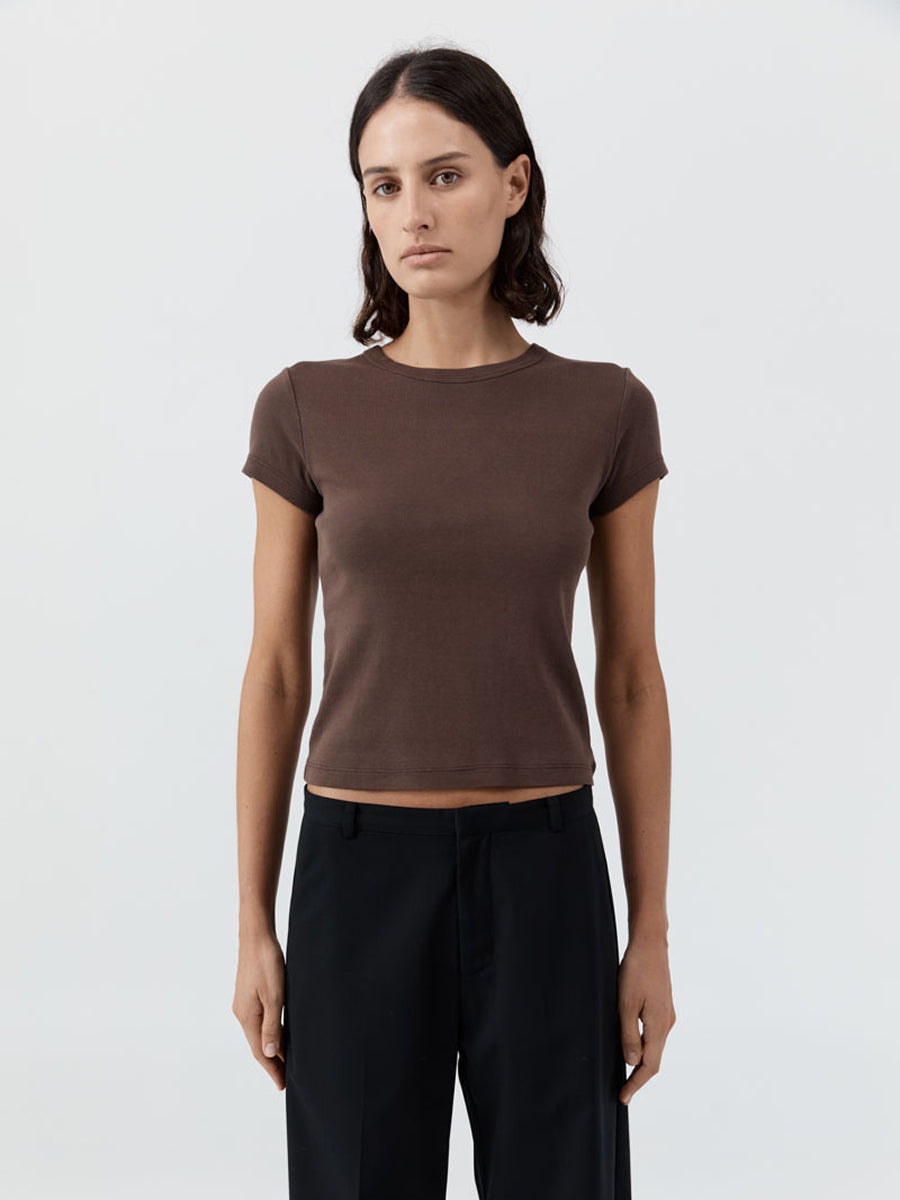 Organic Cotton Baby Tee Fudge