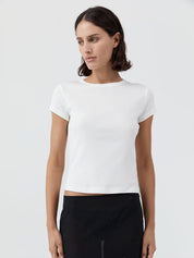 Organic Cotton Baby Tee White