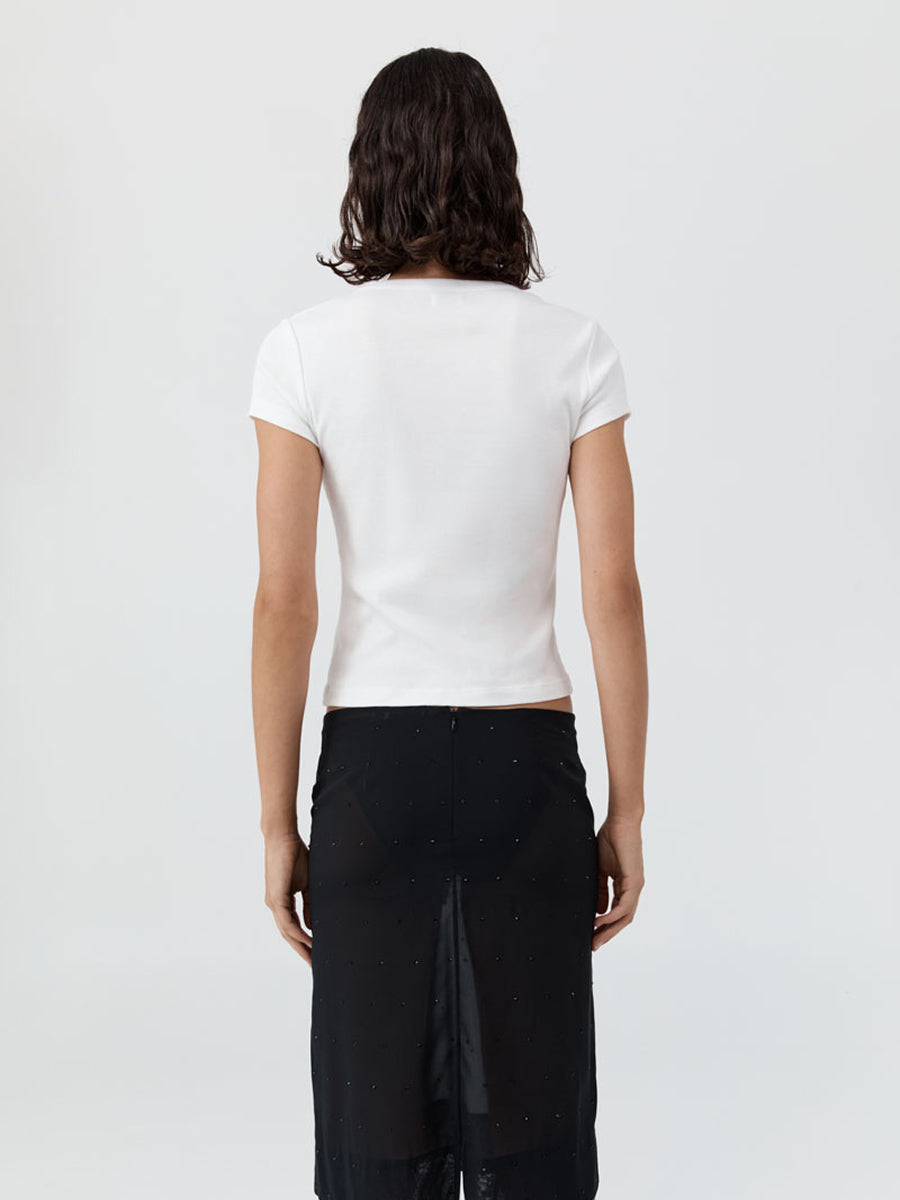 Organic Cotton Baby Tee White