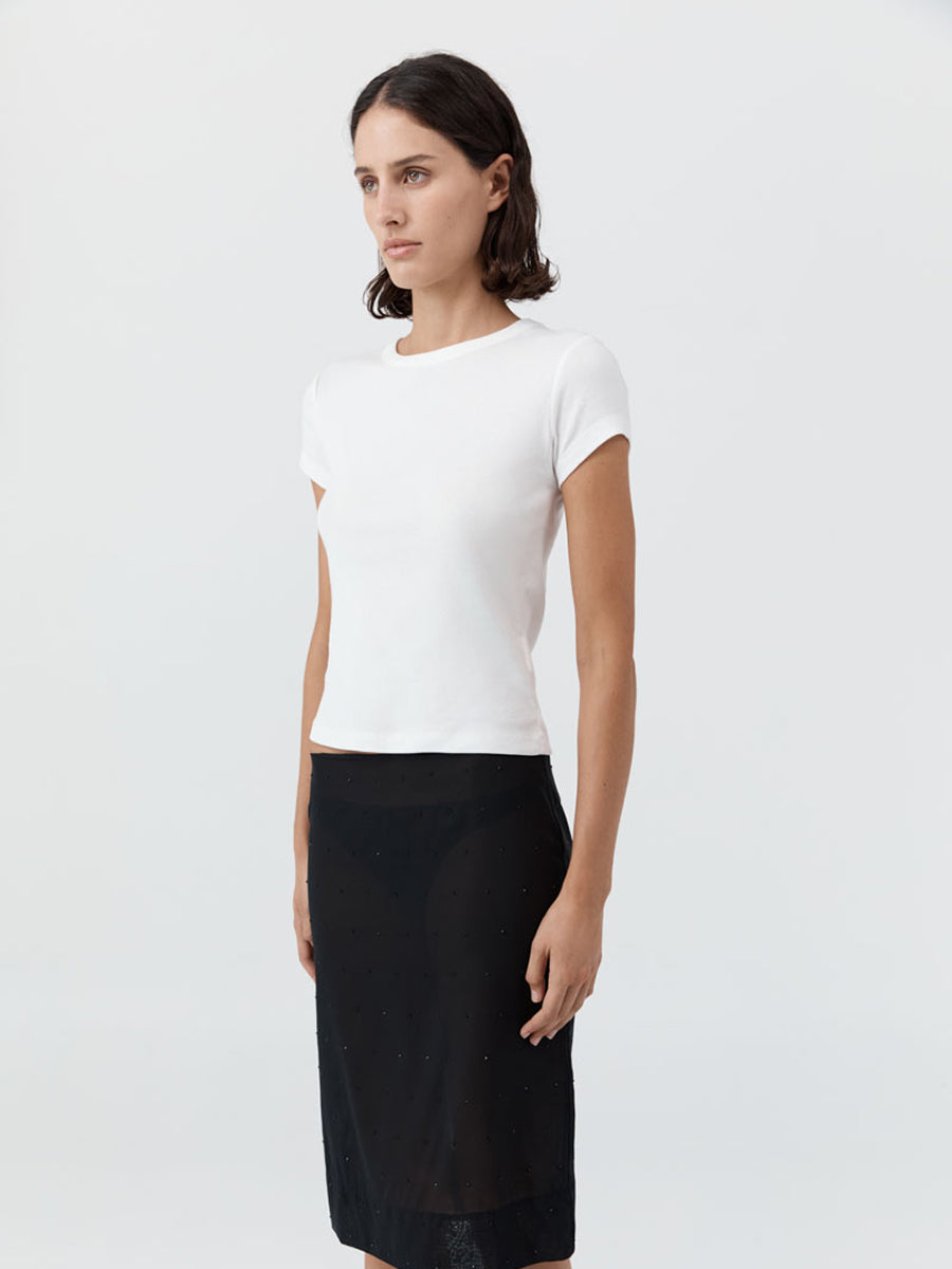 Organic Cotton Baby Tee White