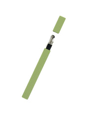 Tsubota Pearl Queue Feuerzeug Mono Matcha Grün seitliche Ansicht geöffnet