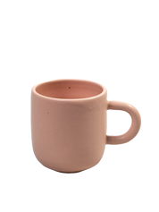 We Are Studio Studio Hugo Mug Tasse Rosa Frontansicht