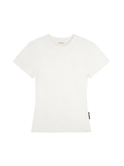 Rib Hemp Jersey T-Shirt Weiß