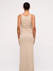 Rib Hemp Jersey Tank Husk