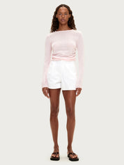 Soft Pink Langarmshirt