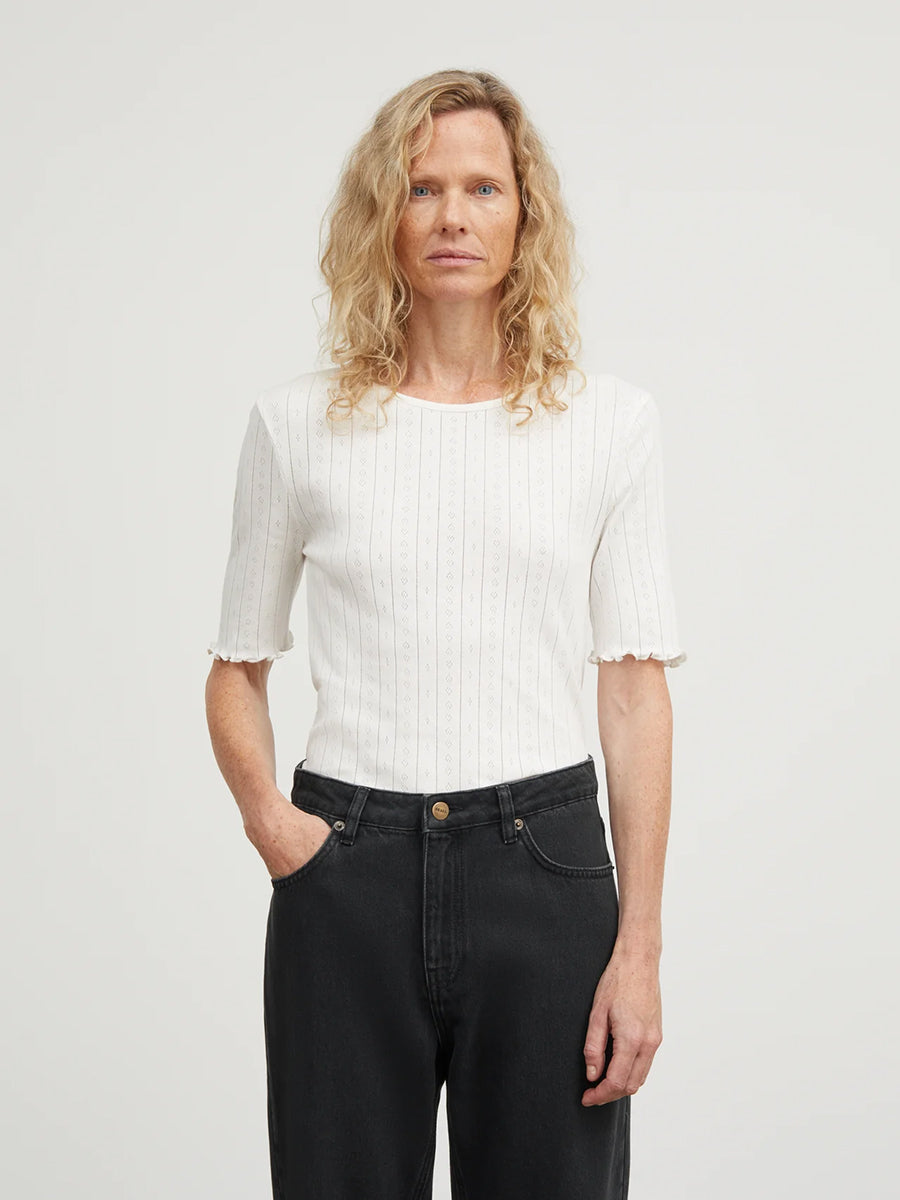 Edie Tee Off White